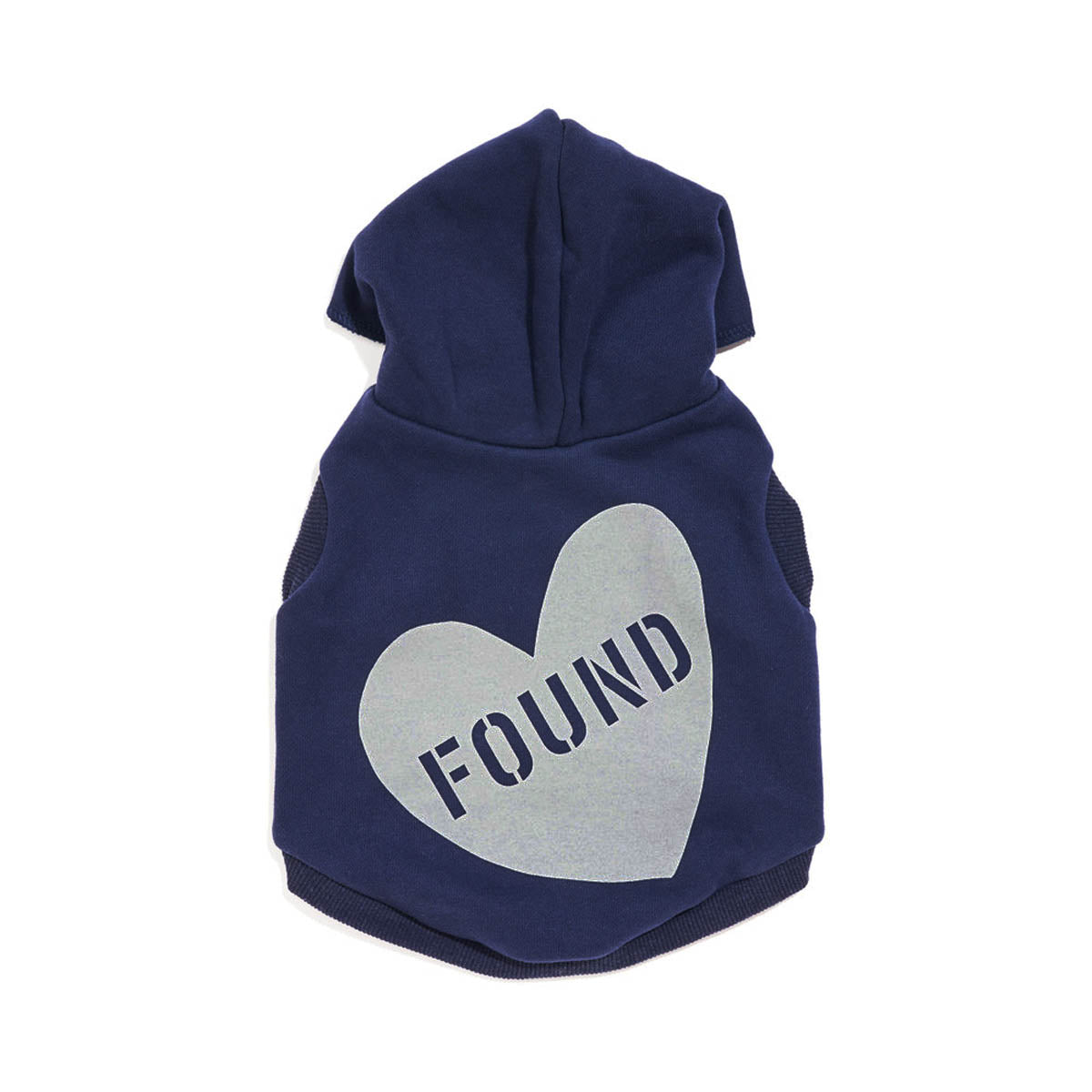 【FOUND MY ANIMAL ファウンドマイアニマル】ビックフルハート フーディ NAVY × ICE XS S M L XL XXLサイズ パーカー