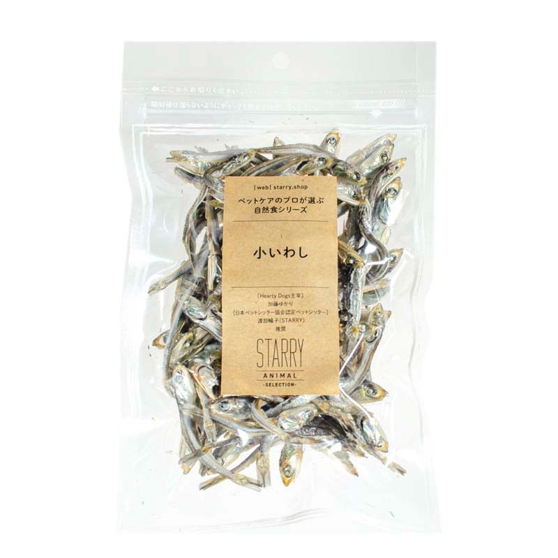 【STARRY ANIMAL】ペット用 おやつ 小いわし 60g