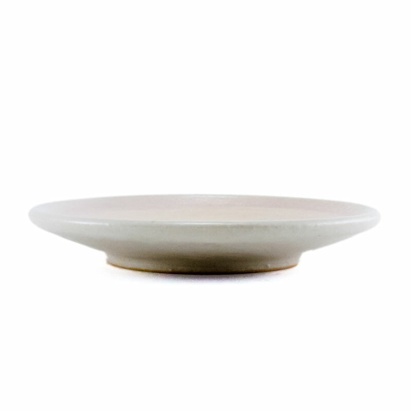 【ジェームス・オペ 雷窯】小皿 約10cm パステルレインボー