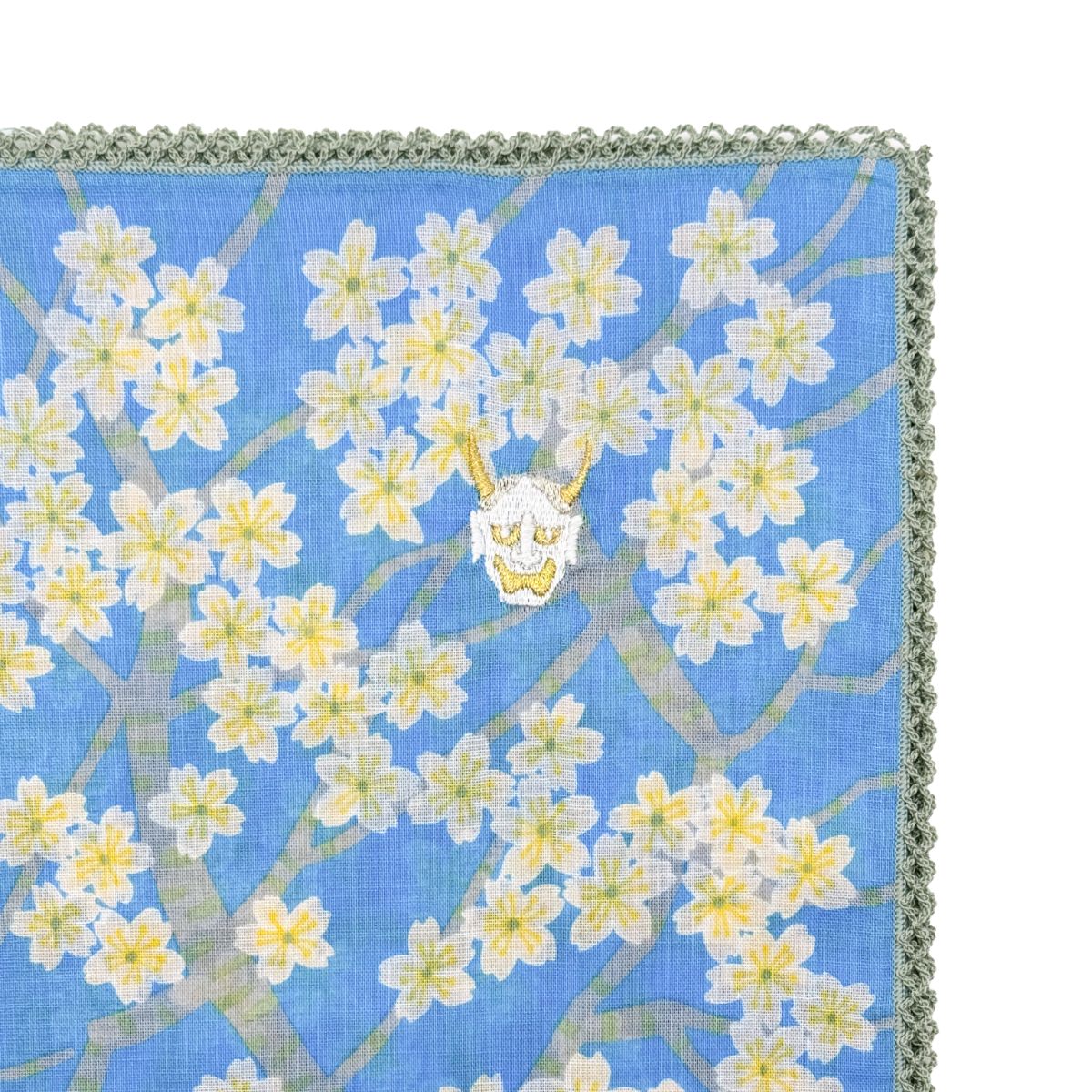 【KODUE HIBINO ひびのこづえ】ハンカチ 桜の森の満開の下 大判ハンカチ 58×58cm