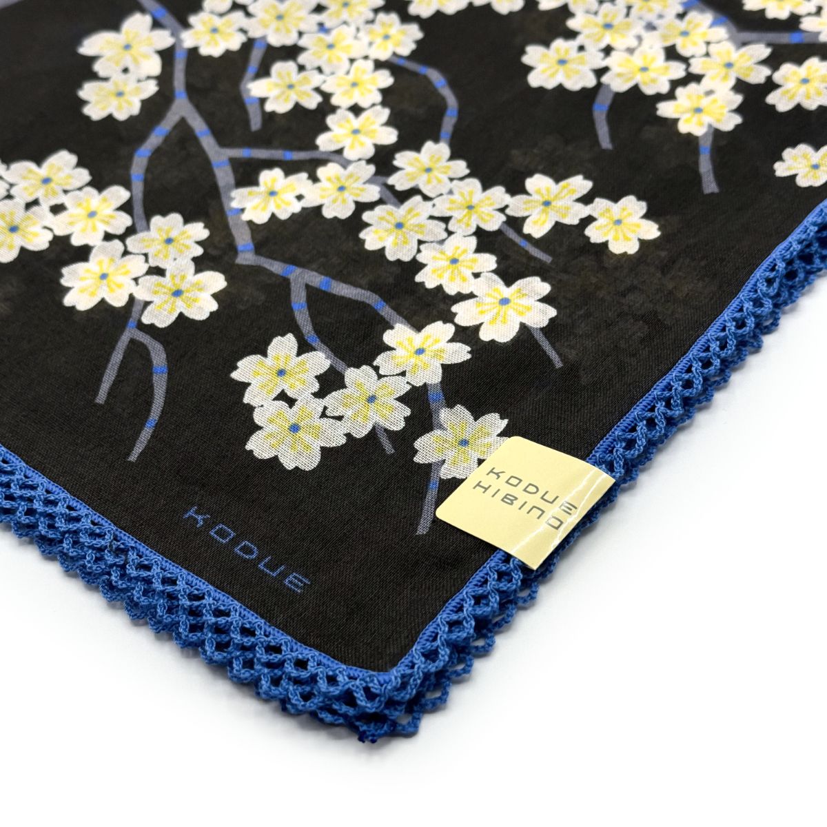 【KODUE HIBINO ひびのこづえ】ハンカチ 桜の森の満開の下 大判ハンカチ 58×58cm