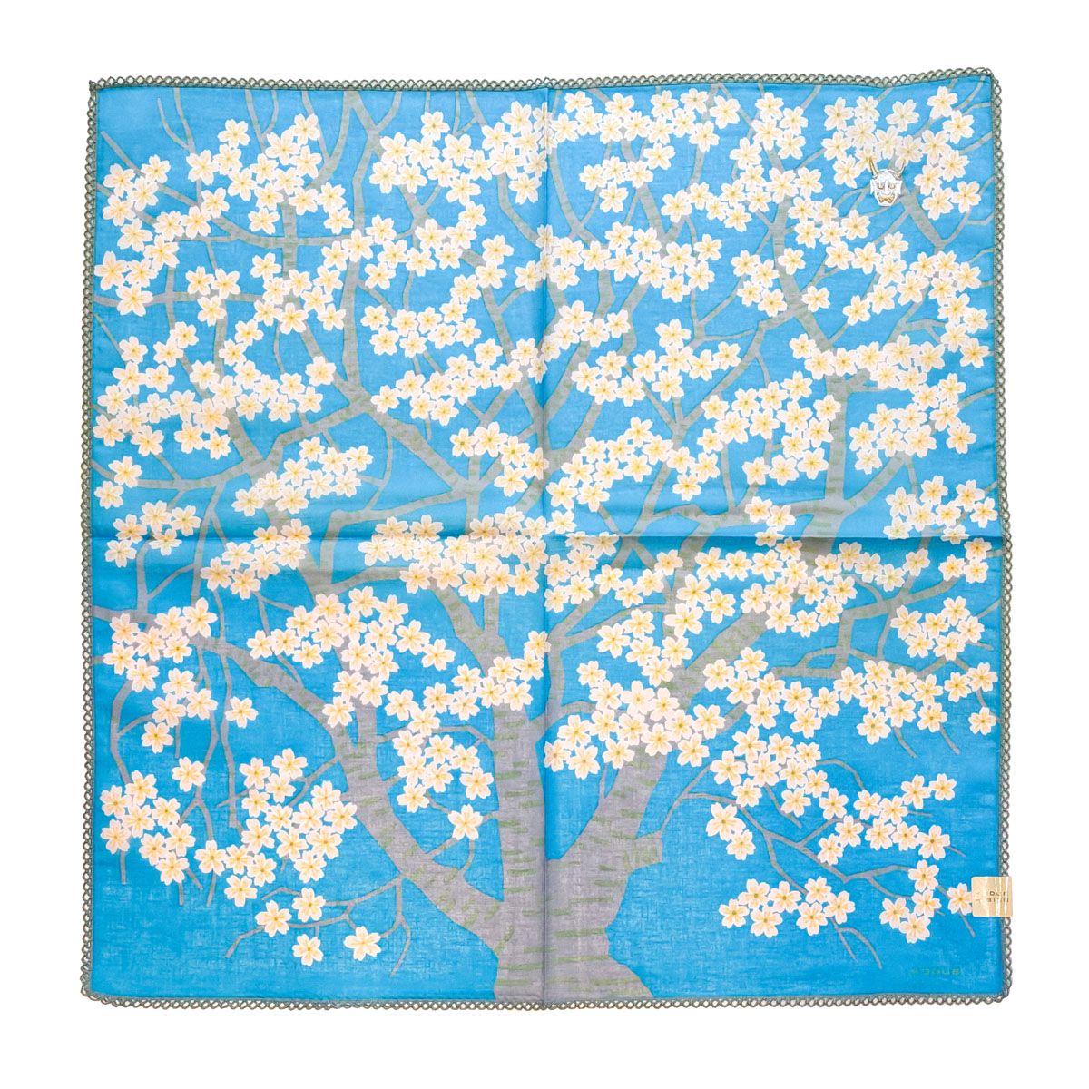 【KODUE HIBINO ひびのこづえ】ハンカチ 桜の森の満開の下 大判ハンカチ 58×58cm