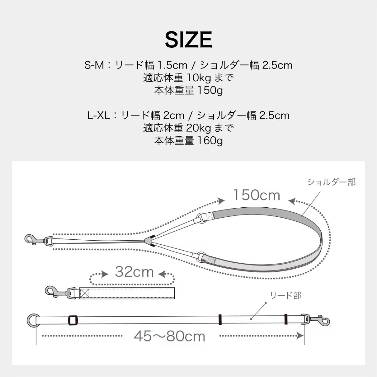 【MANDARINE BROTHERS マンダリンブラザーズ】リフレクティブハンズフリーリード Reflective Hands Free Leash