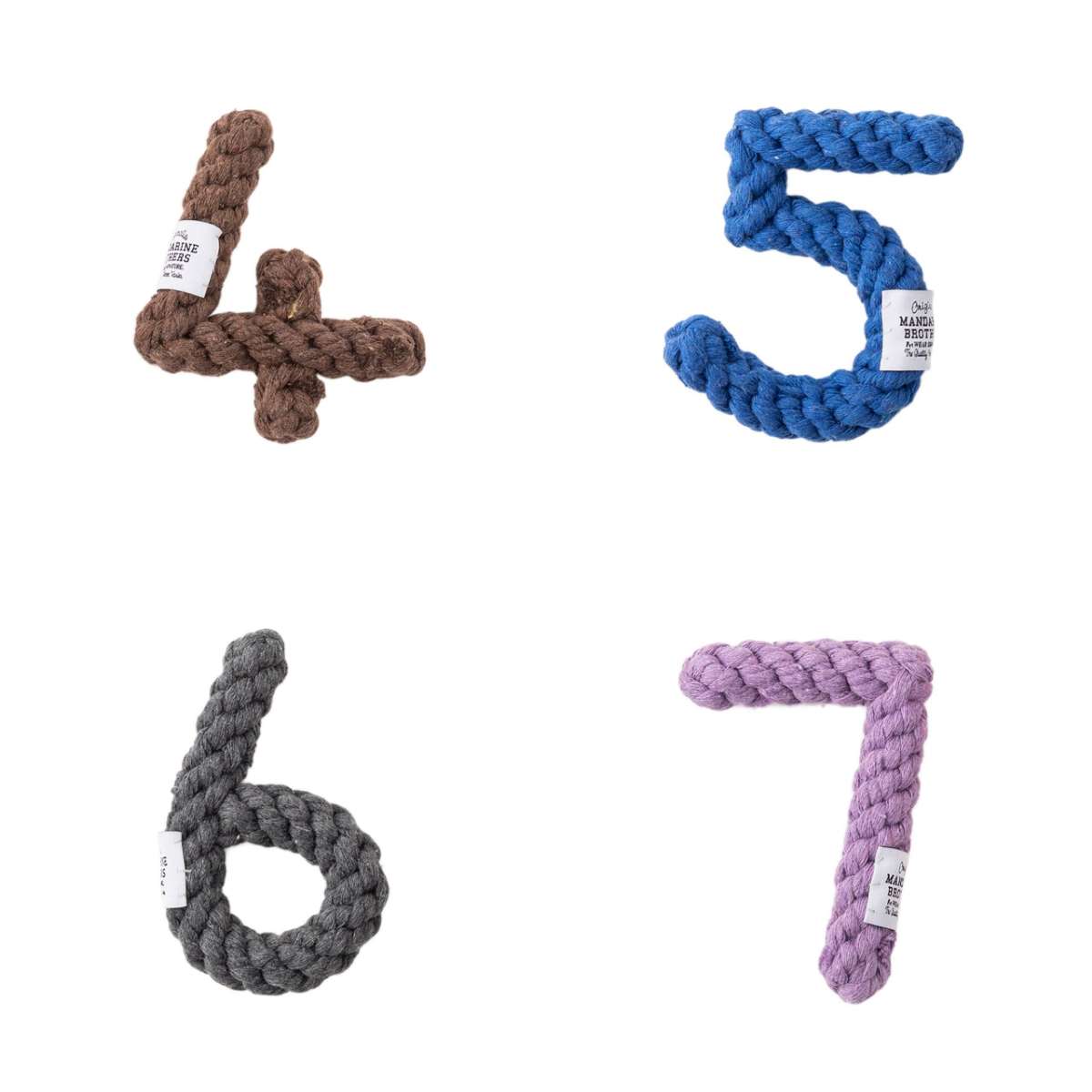 【MANDARINE BROTHERS マンダリンブラザーズ】ナンバーロープトイ Number Rope Toy