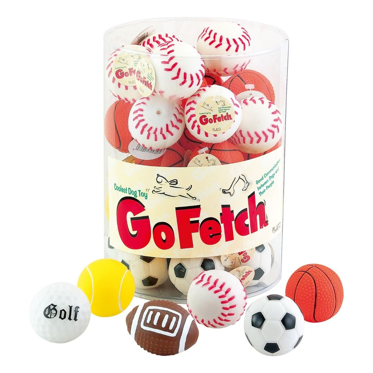 【プラッツ】Go Fetch! ミニスポーツボール 5cm ※単品販売※