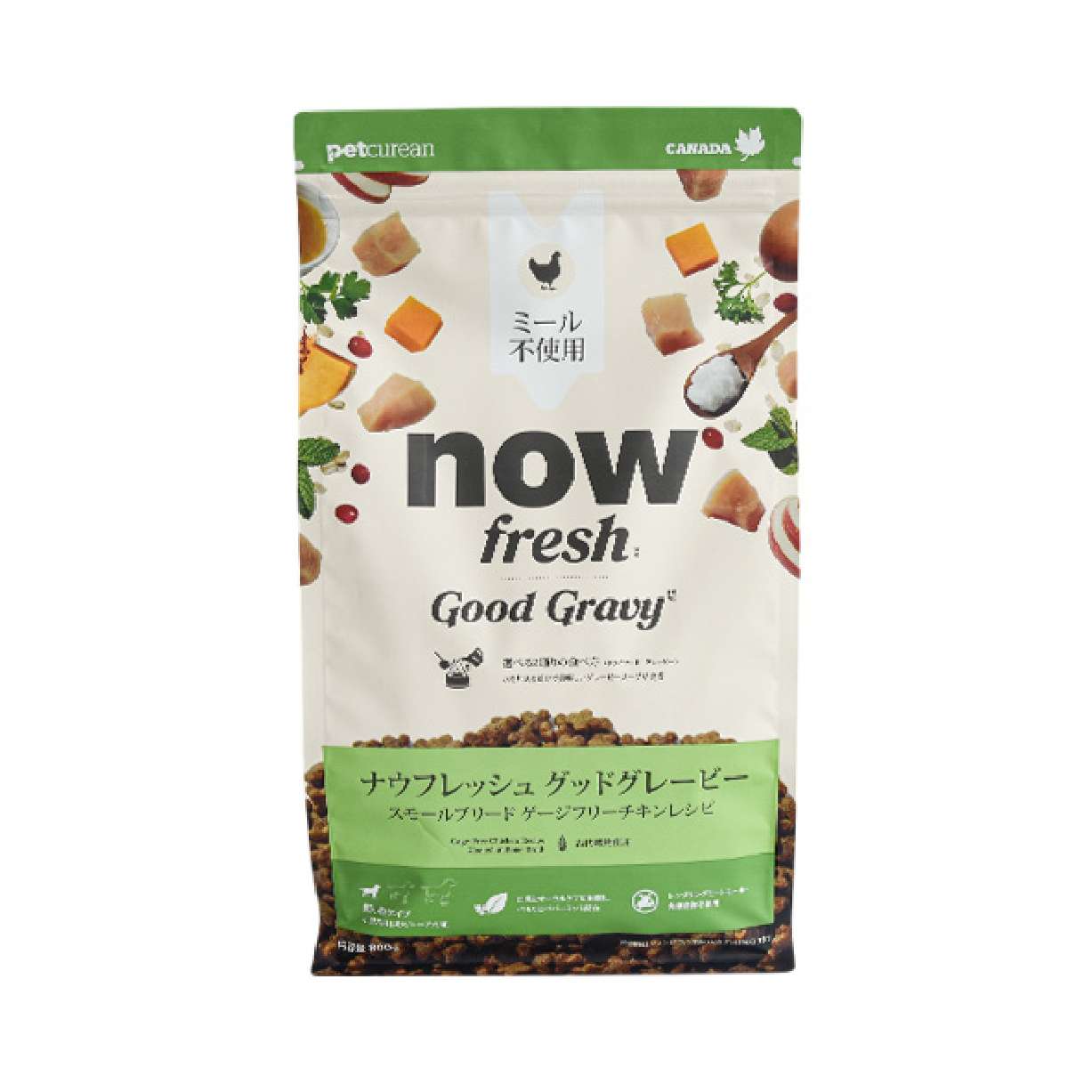 【NOW FRESH ナウ フレッシュ】グレインフリー グッドグレービー スモールブリード / 800g ゲージフリーチキン