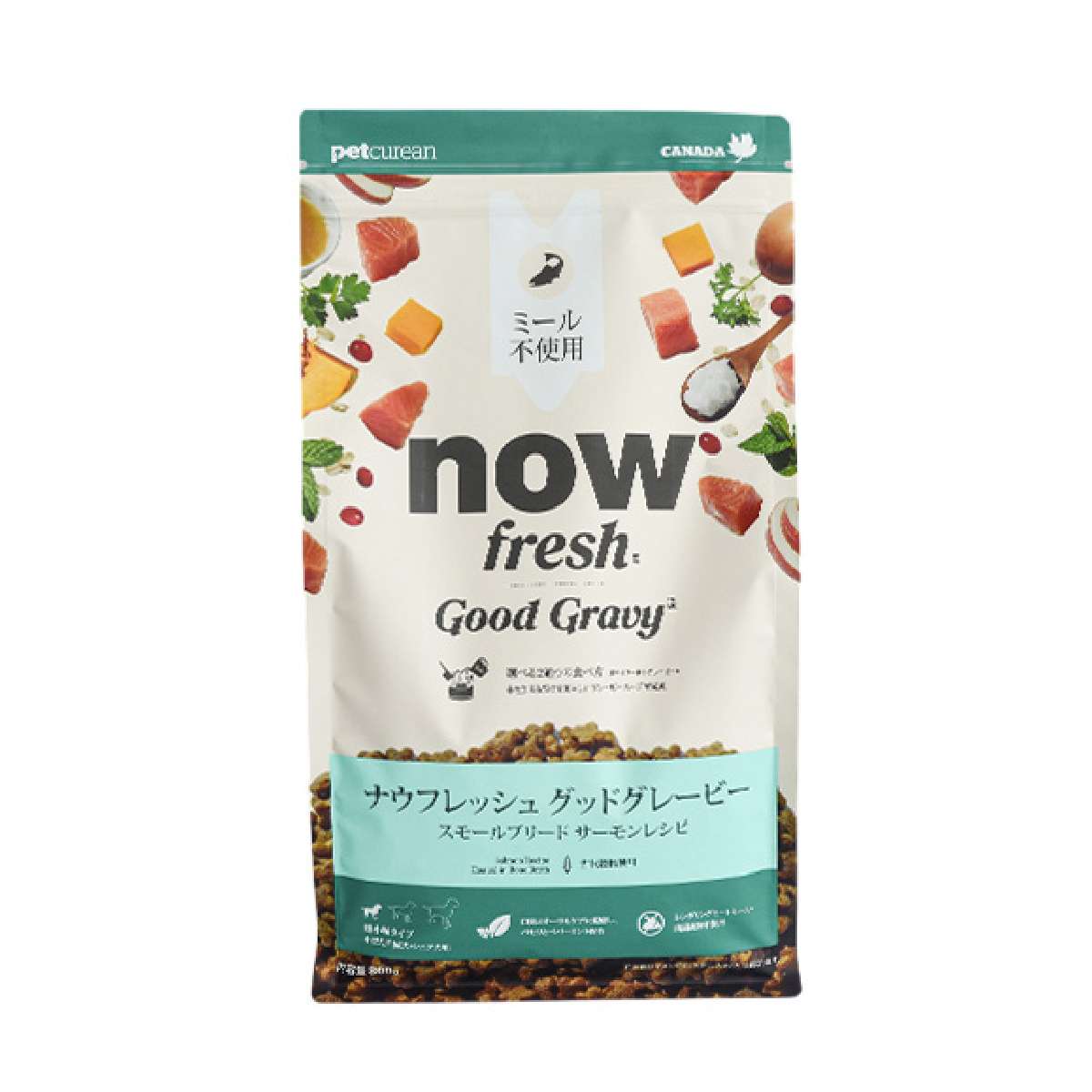 【NOW FRESH ナウ フレッシュ】グレインフリー グッドグレービー スモールブリード / 800g サーモン