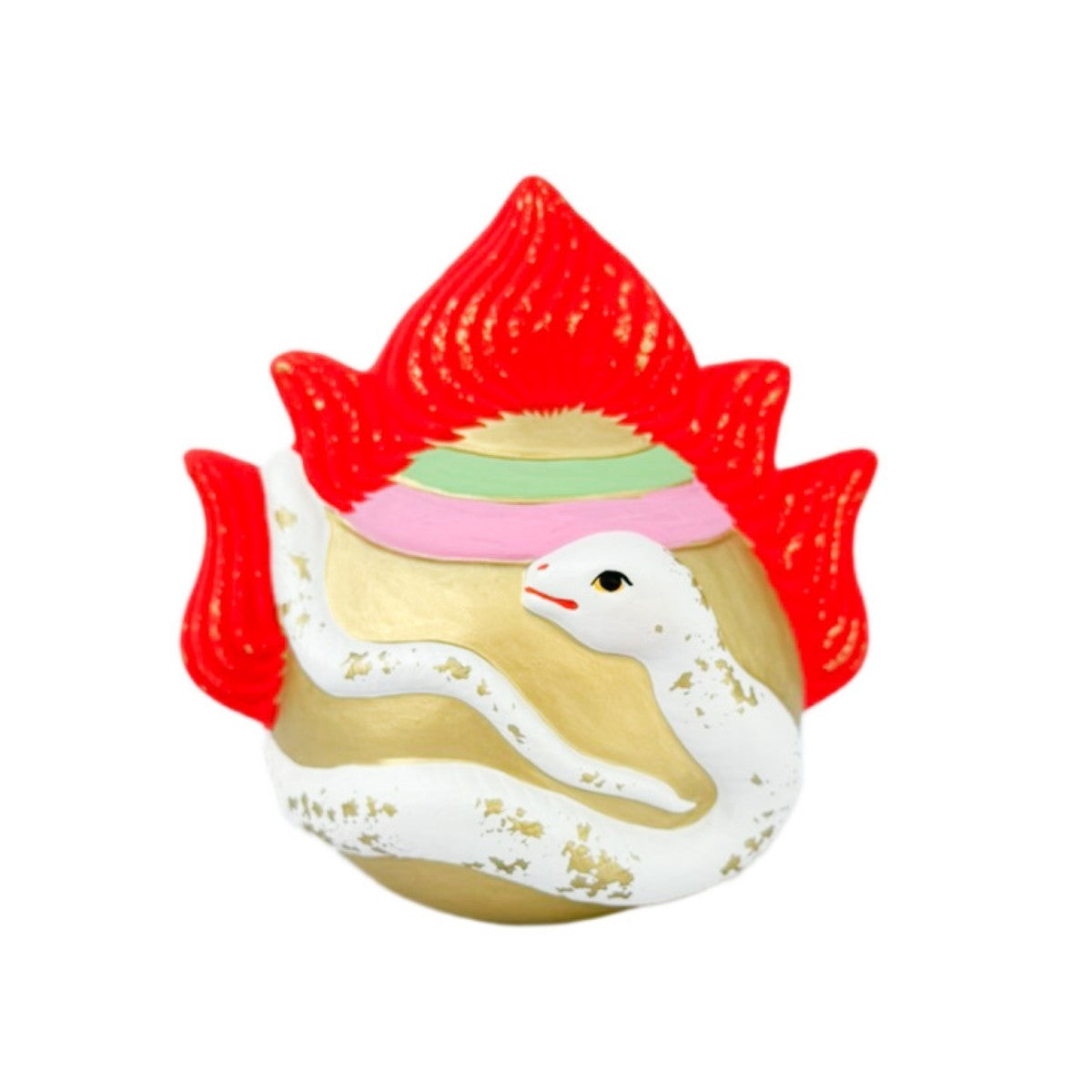 【つつみのおひなっこや】 干支 巳(中)へび ヘビ 蛇 干支置物 堤人形