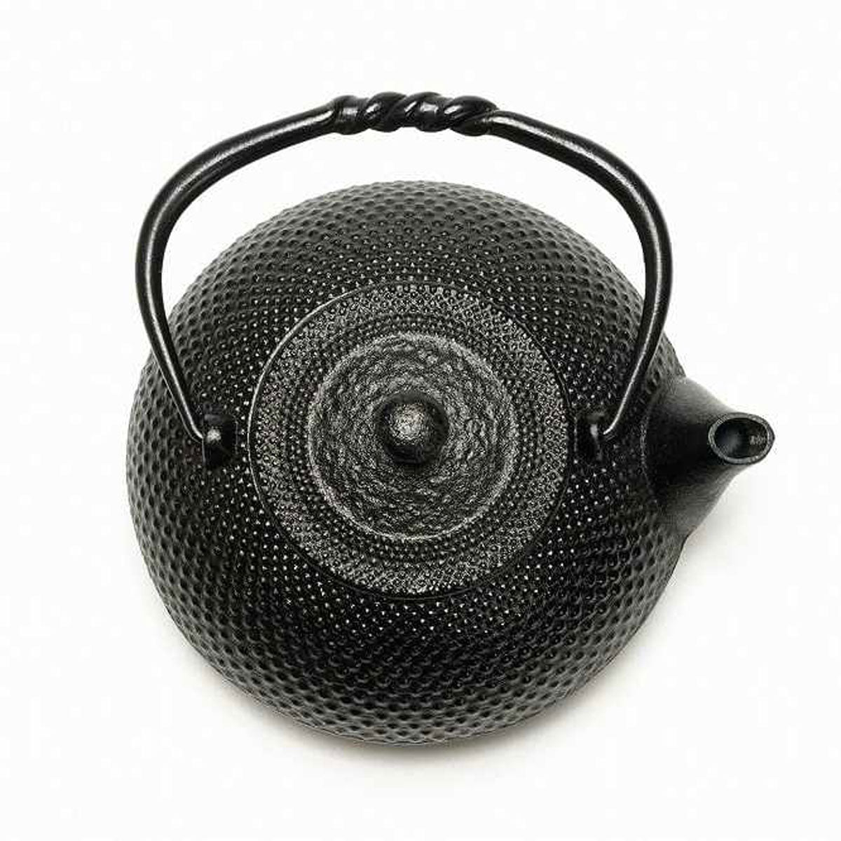 【及富】南部鉄器 鉄瓶兼用急須 小あられ 0.5L