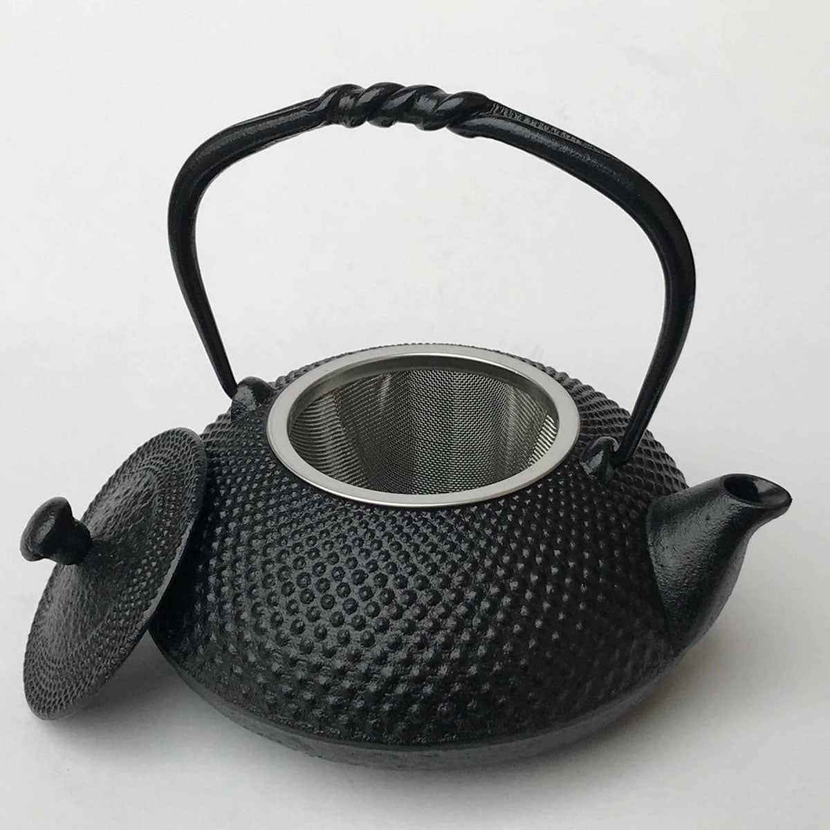 【及富】南部鉄器 鉄瓶兼用急須 小あられ 0.5L