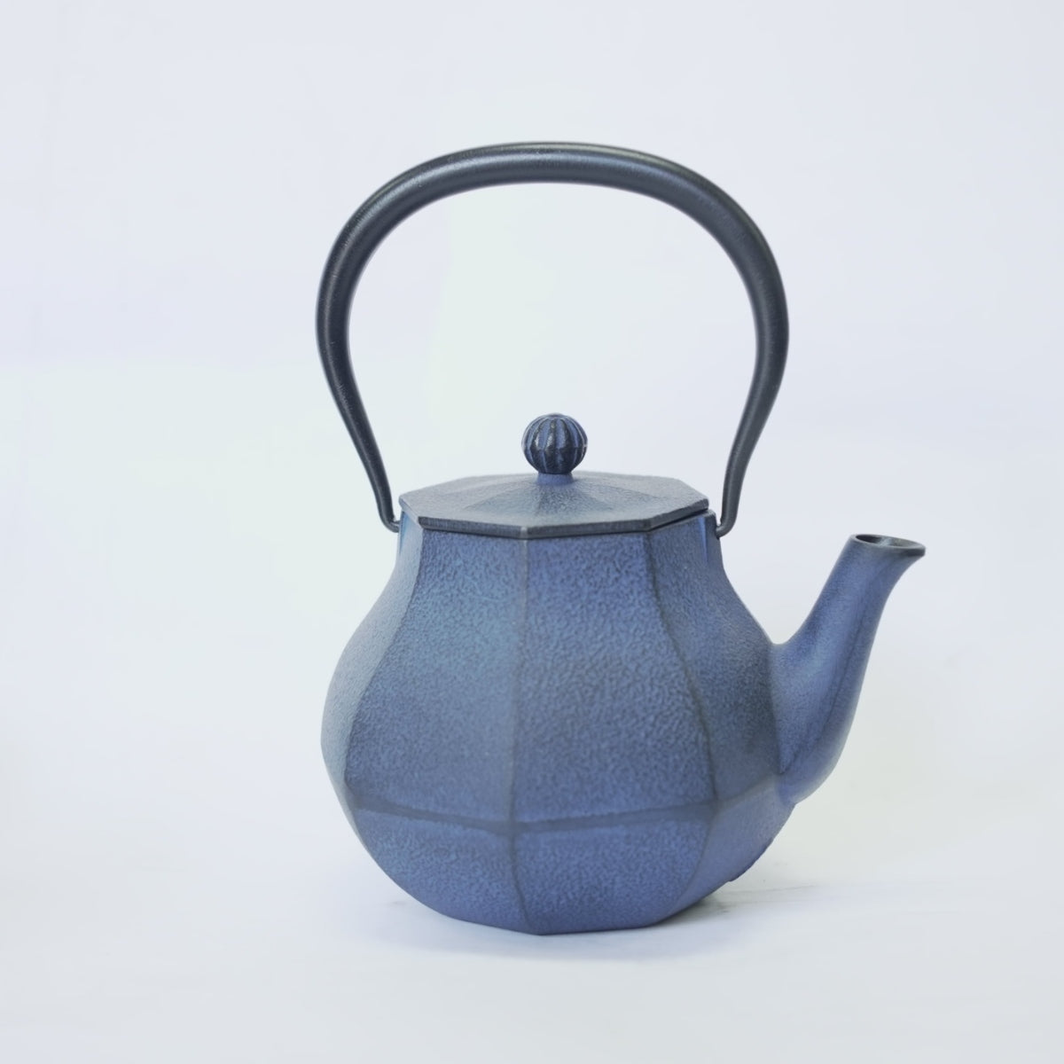 【及富】南部鉄器 及富 鉄瓶 みやび大 青 1L IH対応