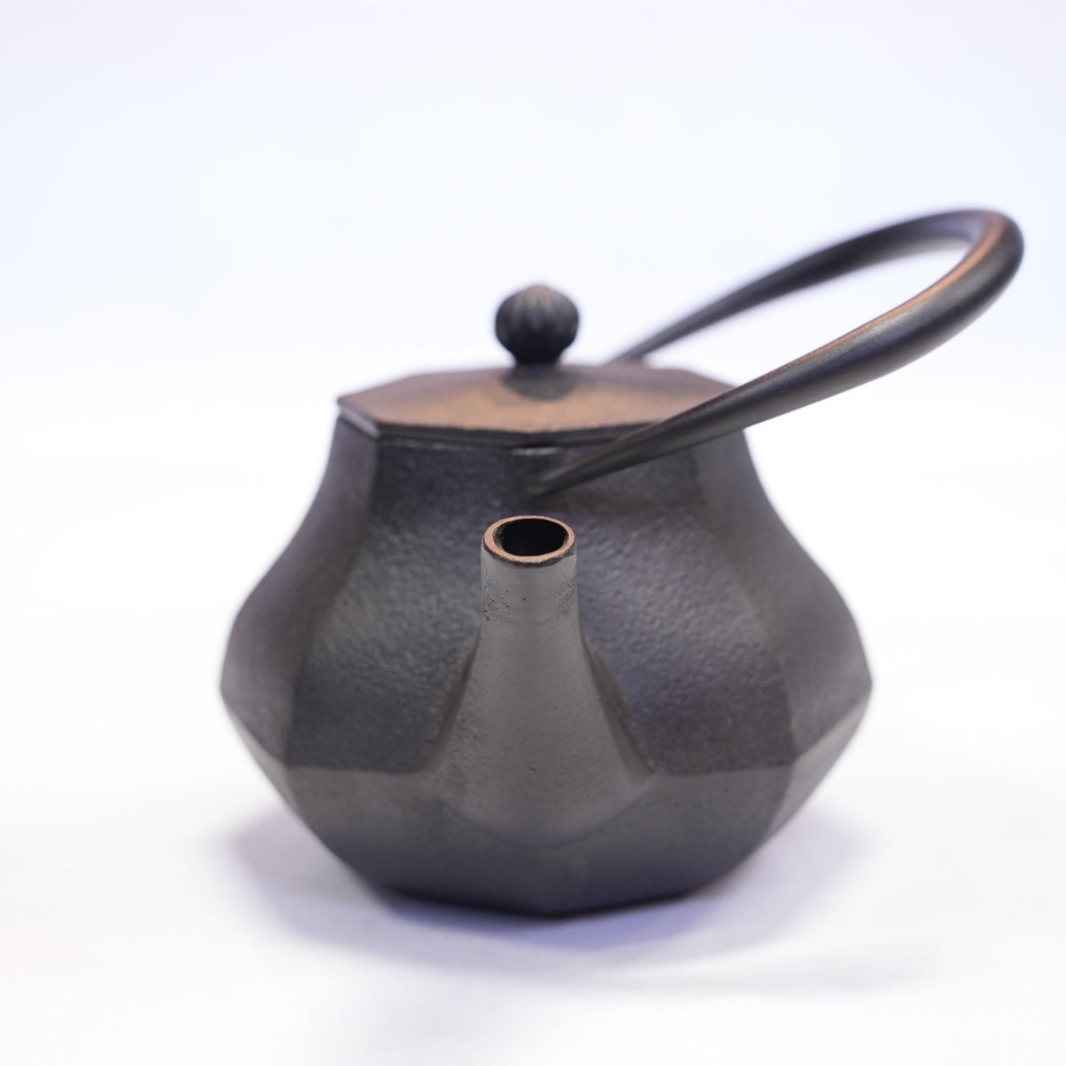【及富】南部鉄器 及富 鉄瓶兼用急須 みやび小 黒 0.4L