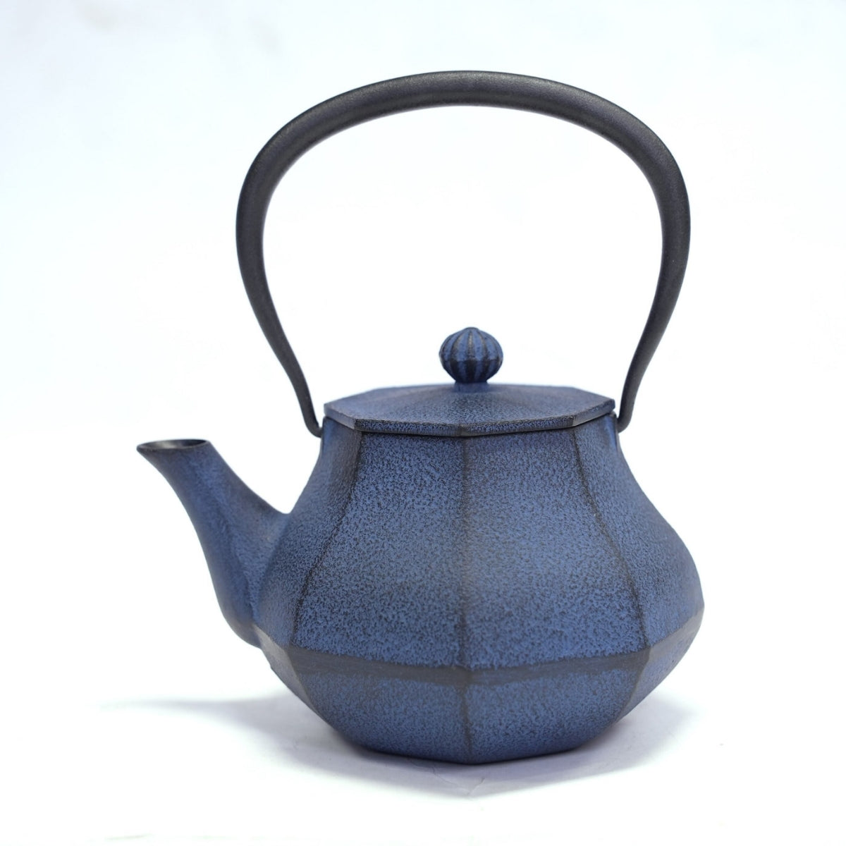 【及富】南部鉄器 及富 鉄瓶兼用急須 みやび小 青 0.4L