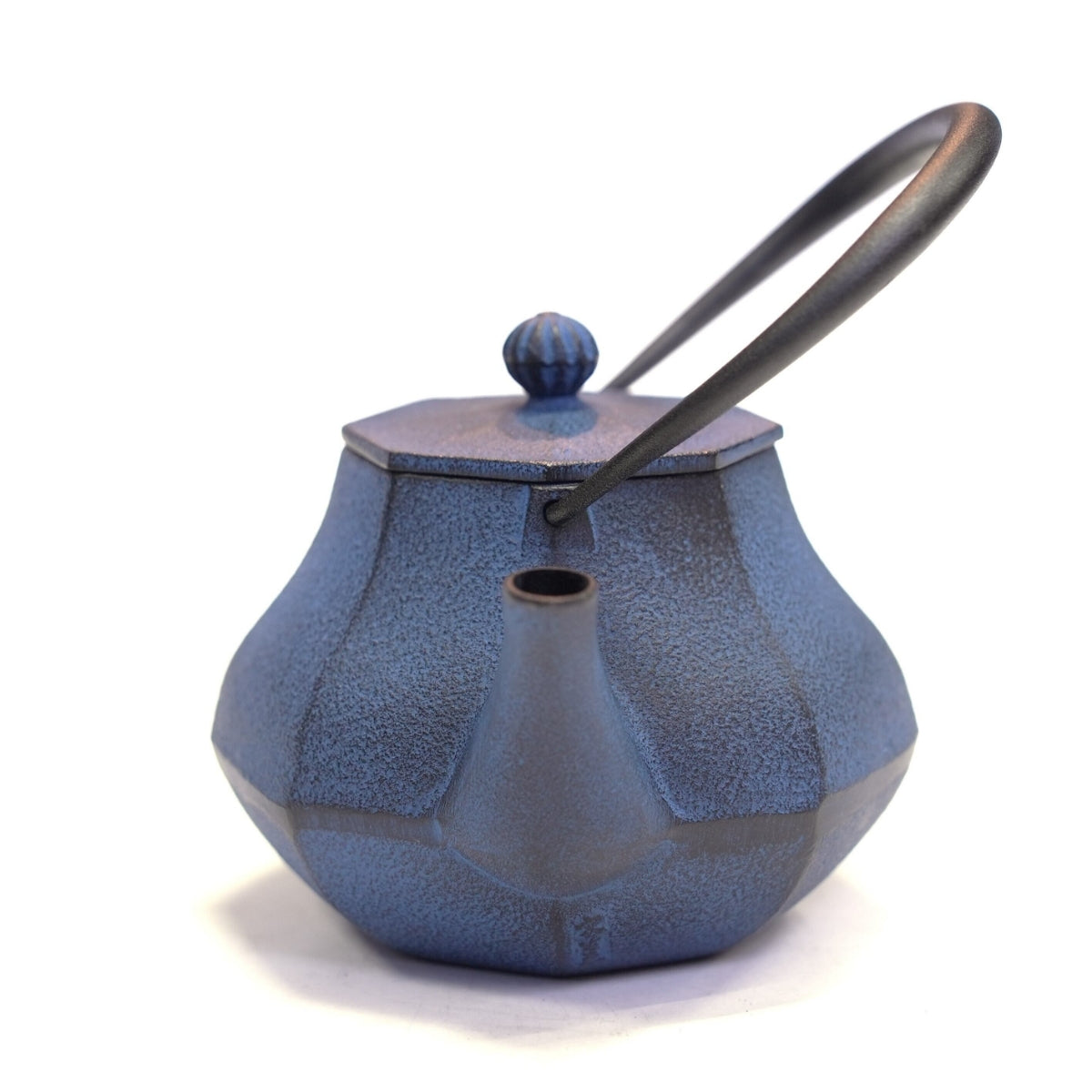 【及富】南部鉄器 及富 鉄瓶兼用急須 みやび小 青 0.4L