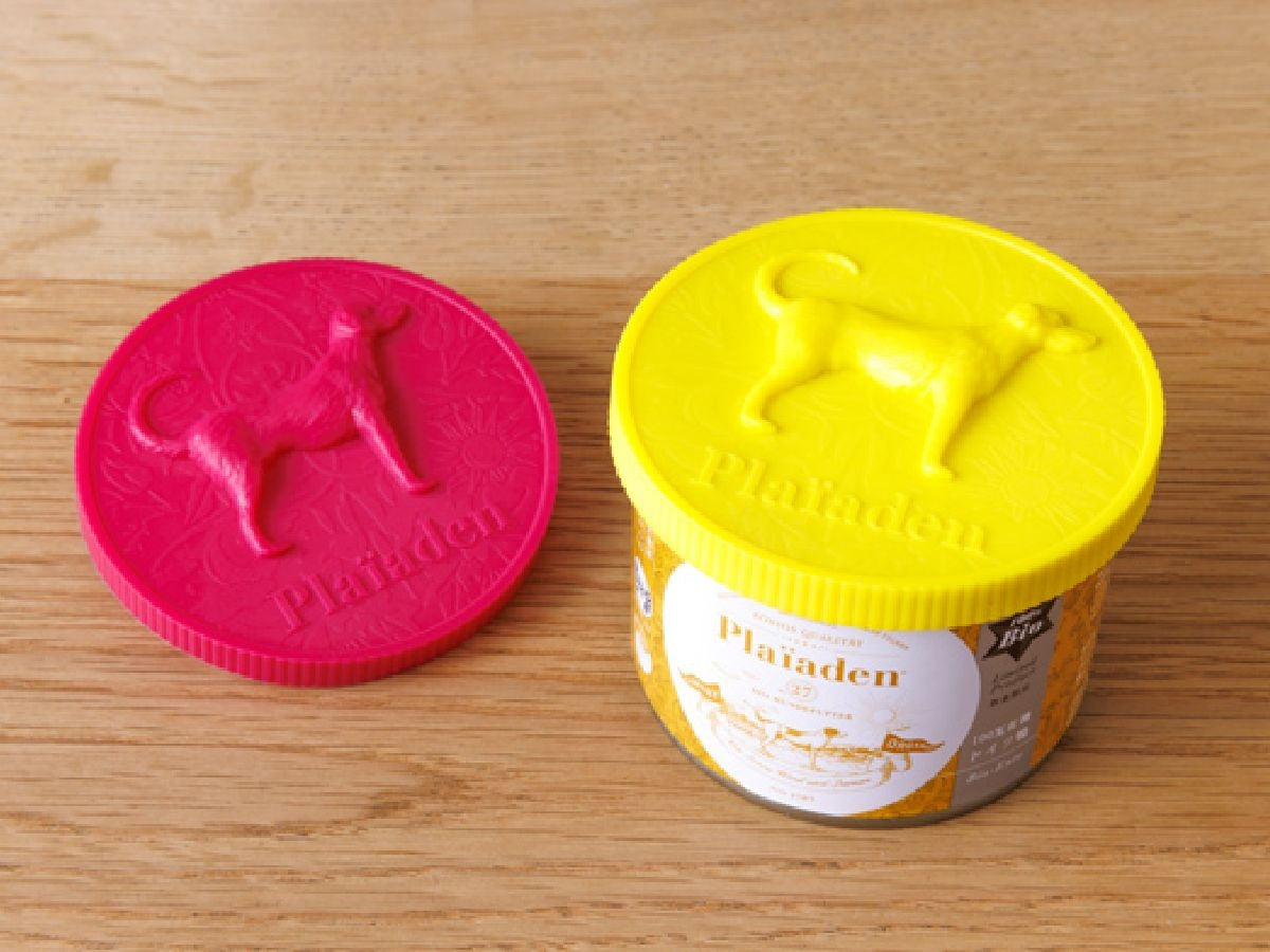 【Plaiaden プレイアーデン】缶詰保存用キャップ(ドッグレリーフ)