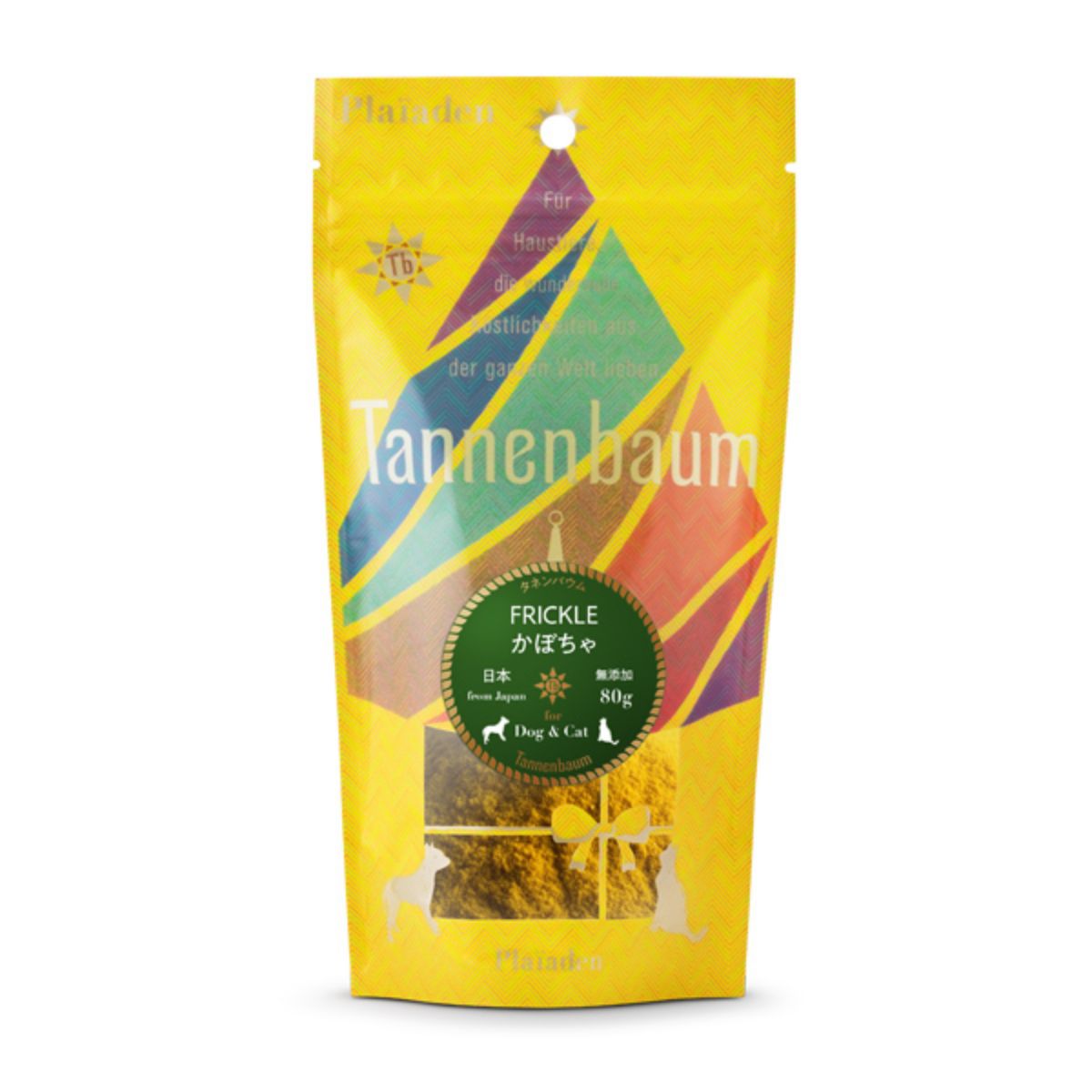 【Plaiaden プレイアーデン】FRICKLE かぼちゃ 80g for Dog/Cat(タネンバウム)トッピング