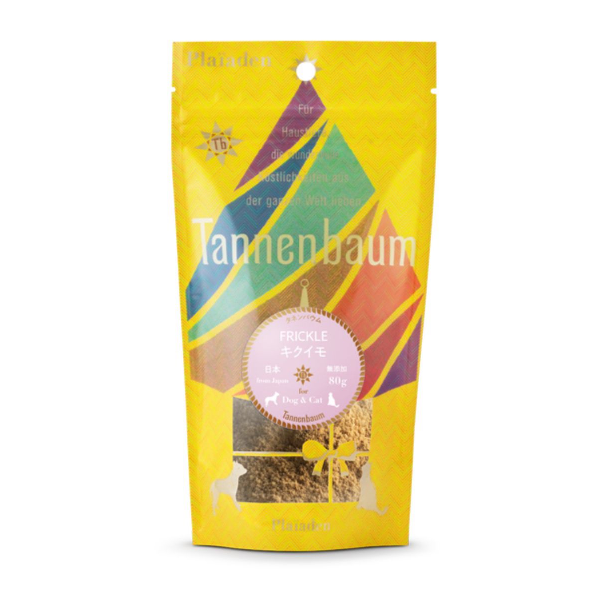 【Plaiaden プレイアーデン】FRICKLE キクイモ 80g for Dog/Cat(タネンバウム)トッピング