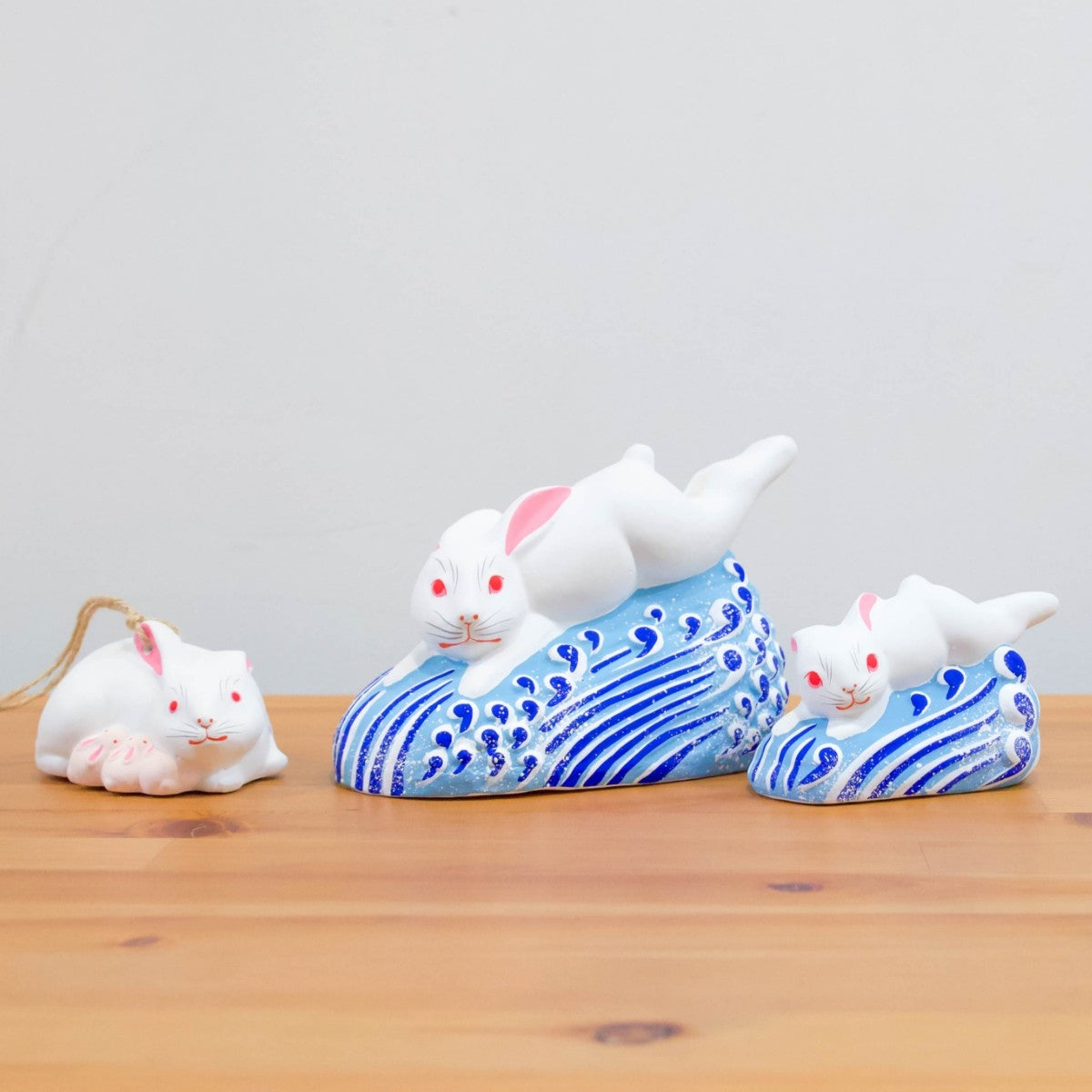 【つつみのおひなっこや】 干支 卯 兎 うさぎ(土鈴) 干支置物 堤人形
