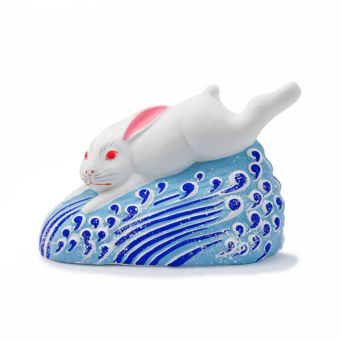 【つつみのおひなっこや】 干支 卯 兎 うさぎ(中)干支置物 堤人形