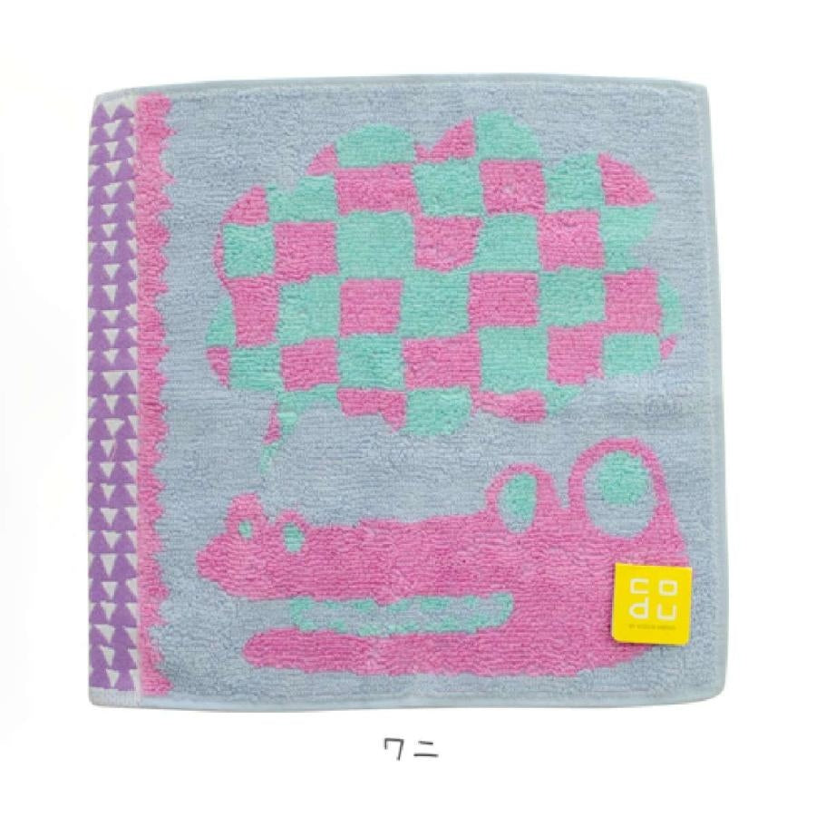 【KODUE HIBINO ひびのこづえ】シリーズ 3 「おしゃべり動物」ミニタオル