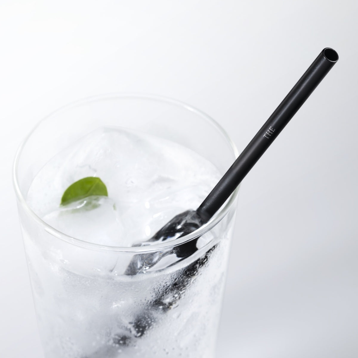 【THE ザ】THE STRAW BLACK 1本(単品)/ 4本セット アルミ製 捨てないストロー