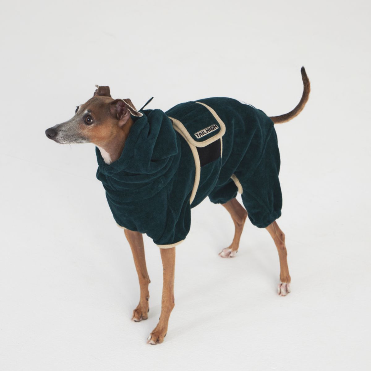 【TAILHIGH テールハイ】ドライローブ Go2 Drying Wearable Towel Mサイズ フォレストグリーン