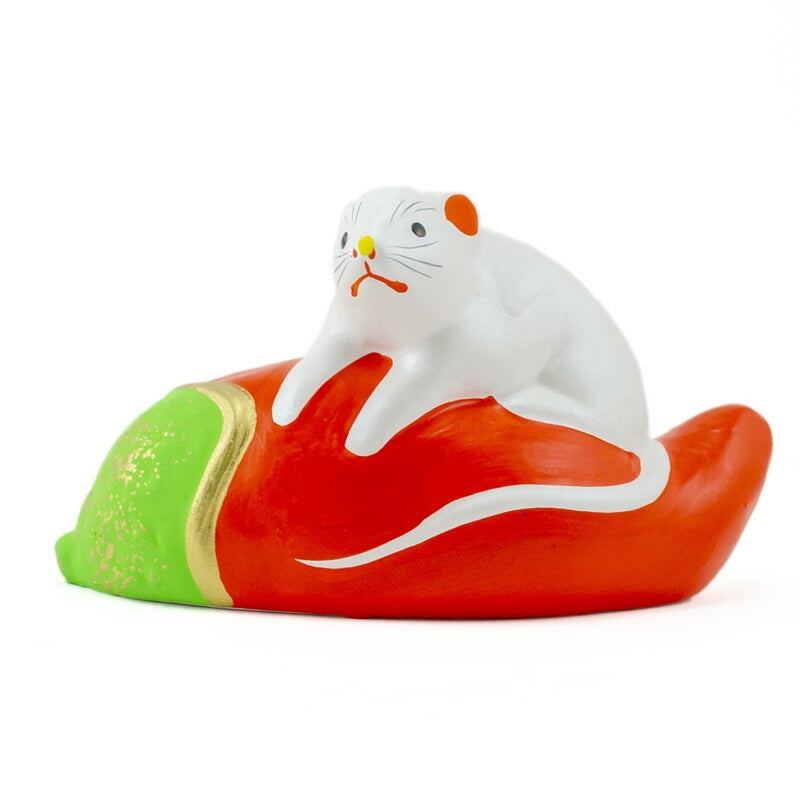 【つつみのおひなっこや】 干支 子 鼠 ねずみ なんばん 堤人形