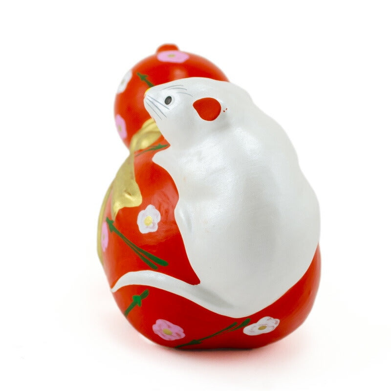 【つつみのおひなっこや】 干支 子 鼠 ねずみ ひょうたん 堤人形