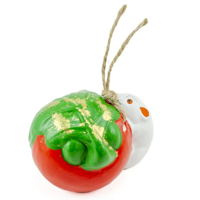 【つつみのおひなっこや】 干支 子 鼠 ねずみ かぶ 土鈴 堤人形