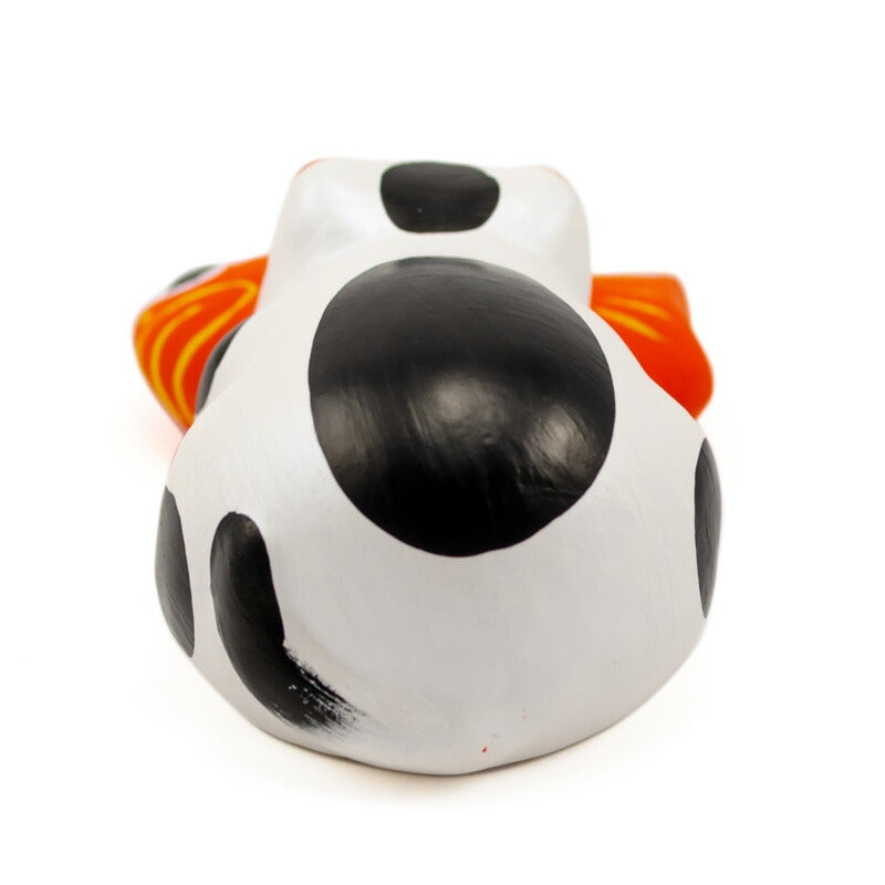 【つつみのおひなっこや】 堤人形 鯛引き寄せ猫 白猫 幅8.5cm