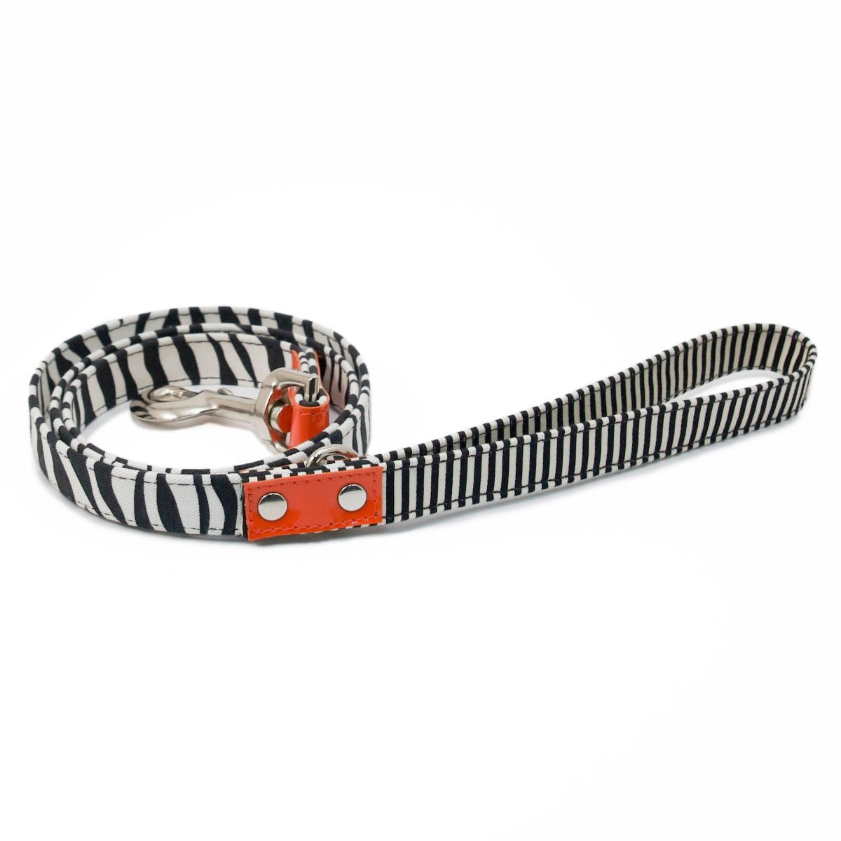 【WARE OF THE DOG ウェアオブザドッグ】キャンバス リーシュ ゼブラ/ストライプ Mサイズ