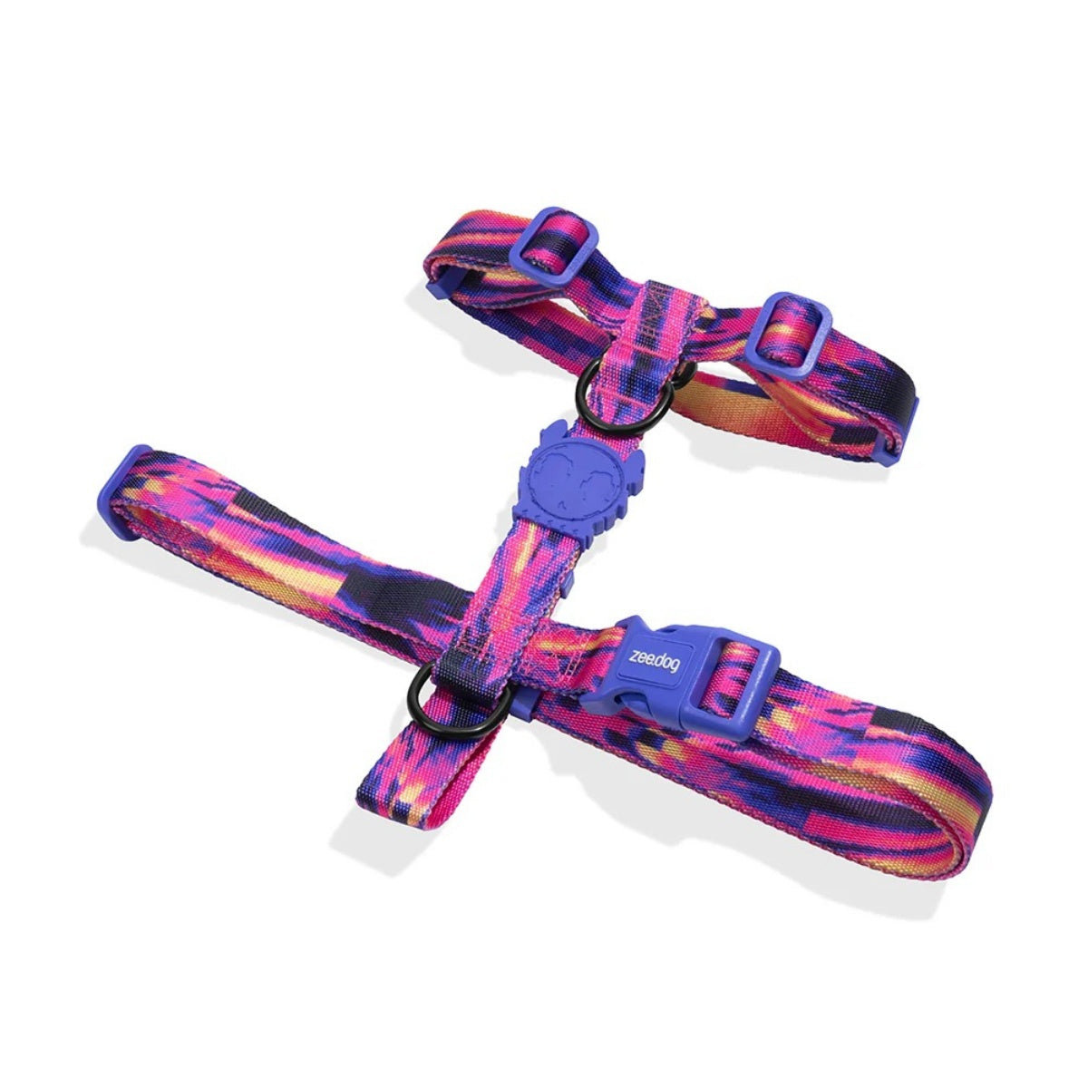 【zee.dog ジードッグ】H-HARNESS グリッチエラー #500 Hハーネス XS S M Lサイズ
