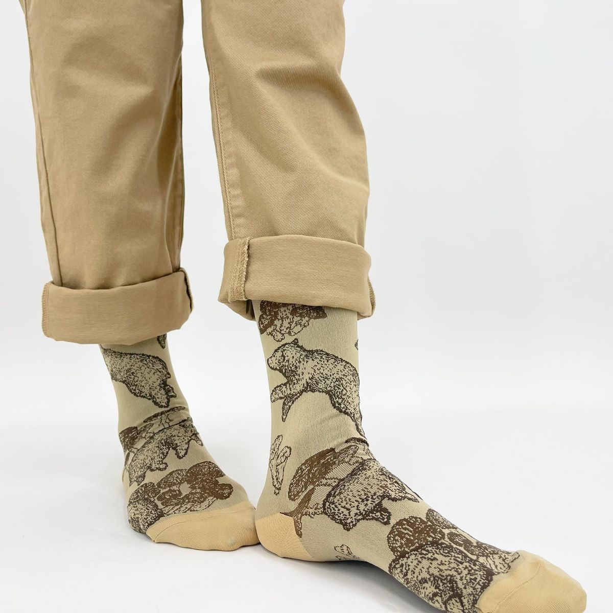 【Tomoaki Murayama / 村山大明×bpbp】SOCKS BEAR クマ ソックス