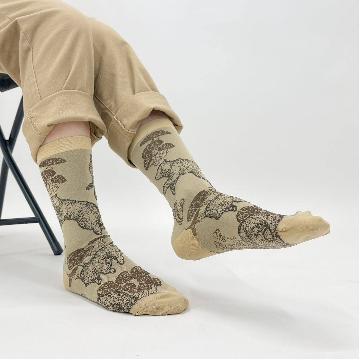 【Tomoaki Murayama / 村山大明×bpbp】SOCKS BEAR クマ ソックス
