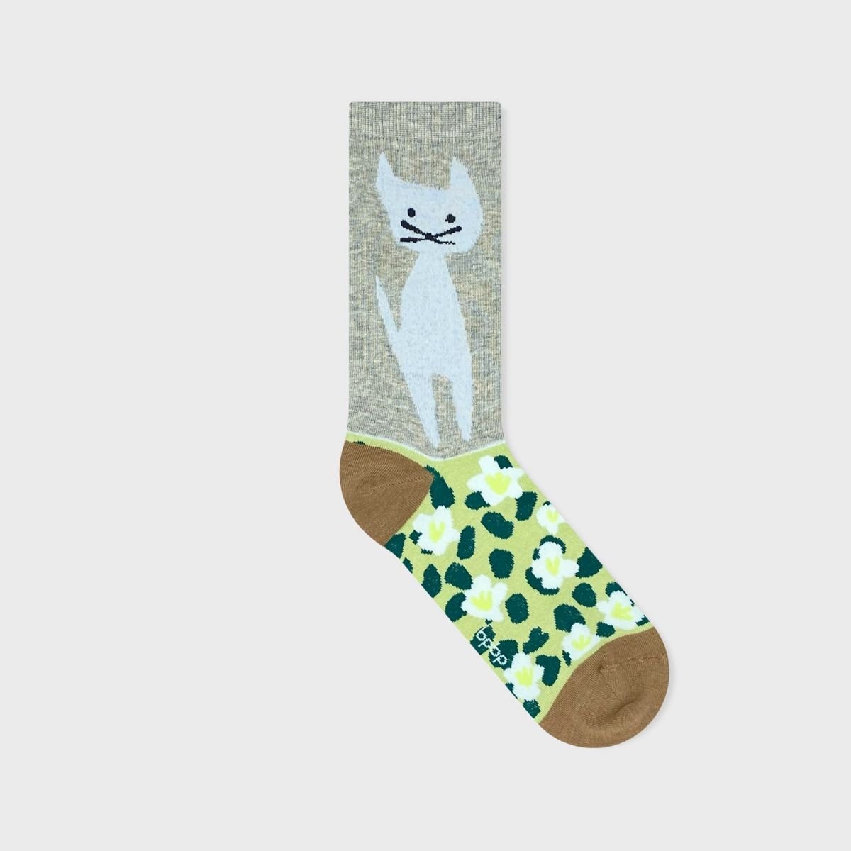 【JIN KITAMURA / 北村人×bpbp】SOCKS CAT IN FLOWER GARDEN 猫とお花畑 ソックス