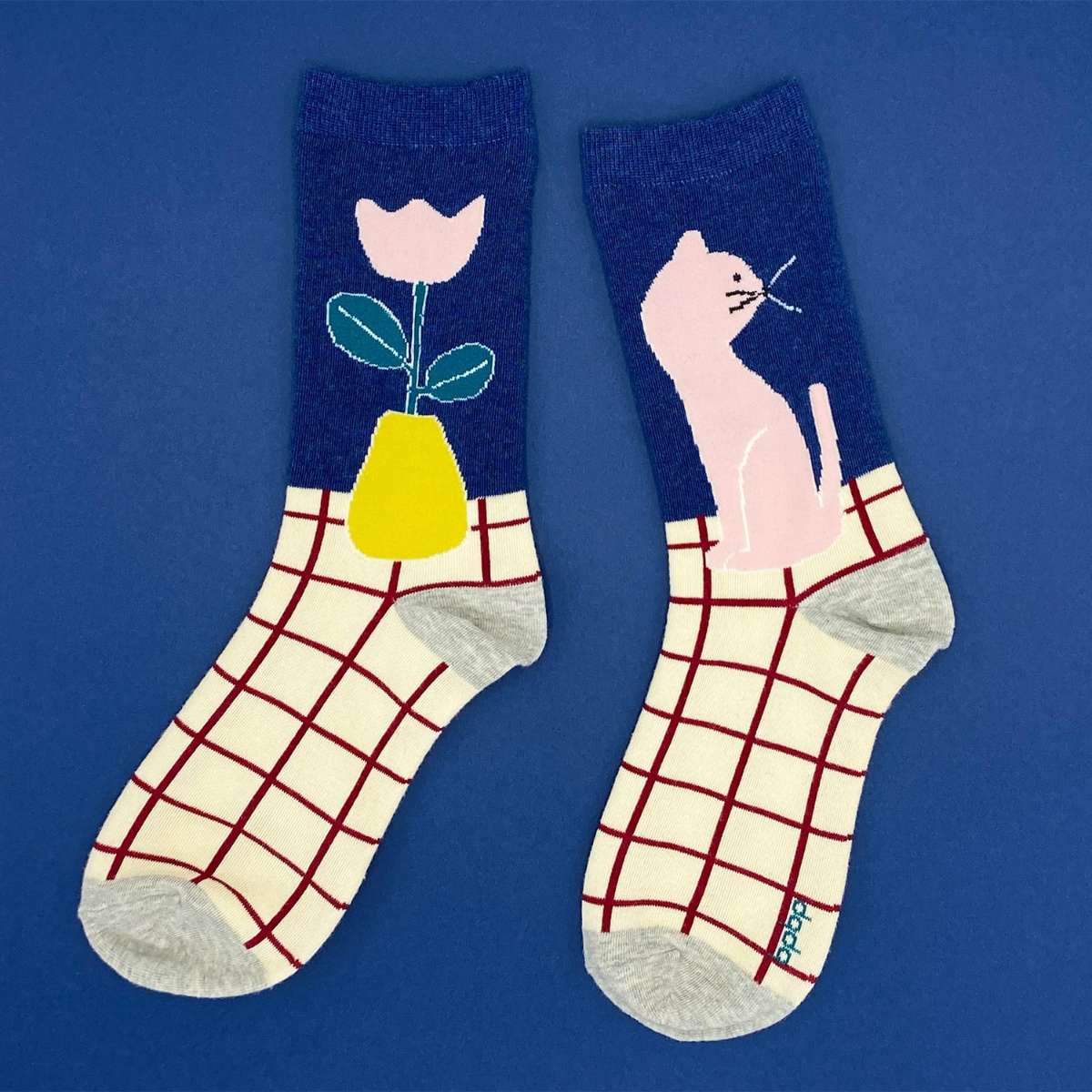 【JIN KITAMURA / 北村人×bpbp】SOCKS NEKO TO HANA 猫とはな ソックス