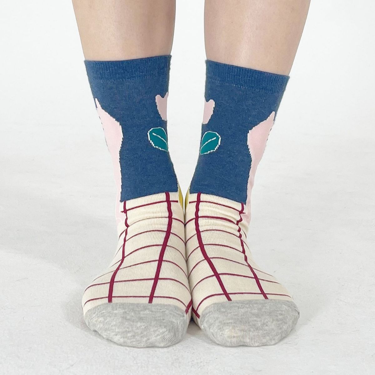 【JIN KITAMURA / 北村人×bpbp】SOCKS NEKO TO HANA 猫とはな ソックス