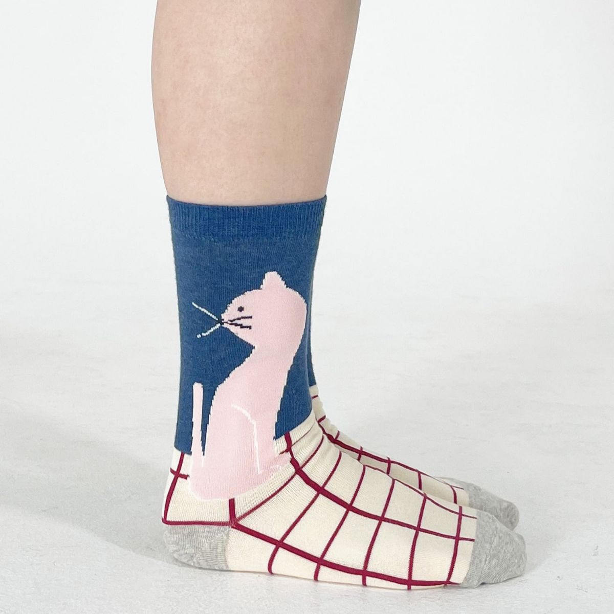 【JIN KITAMURA / 北村人×bpbp】SOCKS NEKO TO HANA 猫とはな ソックス