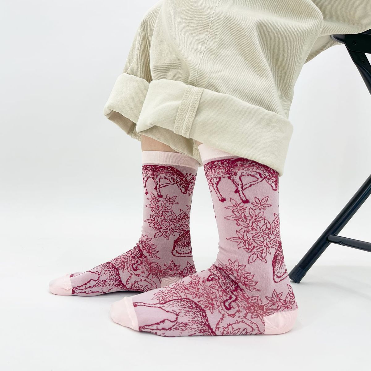 【Tomoaki Murayama / 村山大明×bpbp】SOCKS DEER シカ ソックス