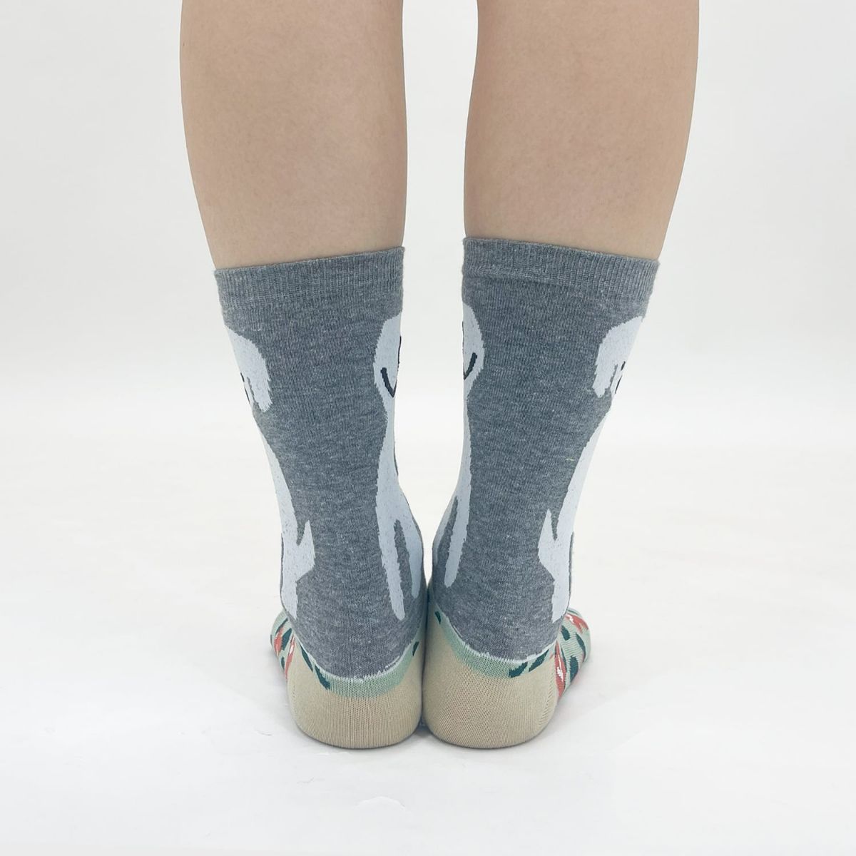 【JIN KITAMURA / 北村人×bpbp】SOCKS DOG IN FLOWER GARDEN 犬とお花畑 ソックス
