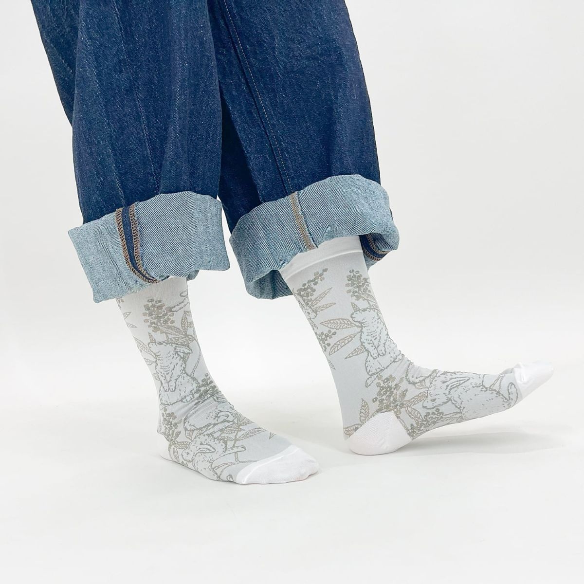 【Tomoaki Murayama / 村山大明×bpbp】SOCKS RABBIT ウサギ ソックス