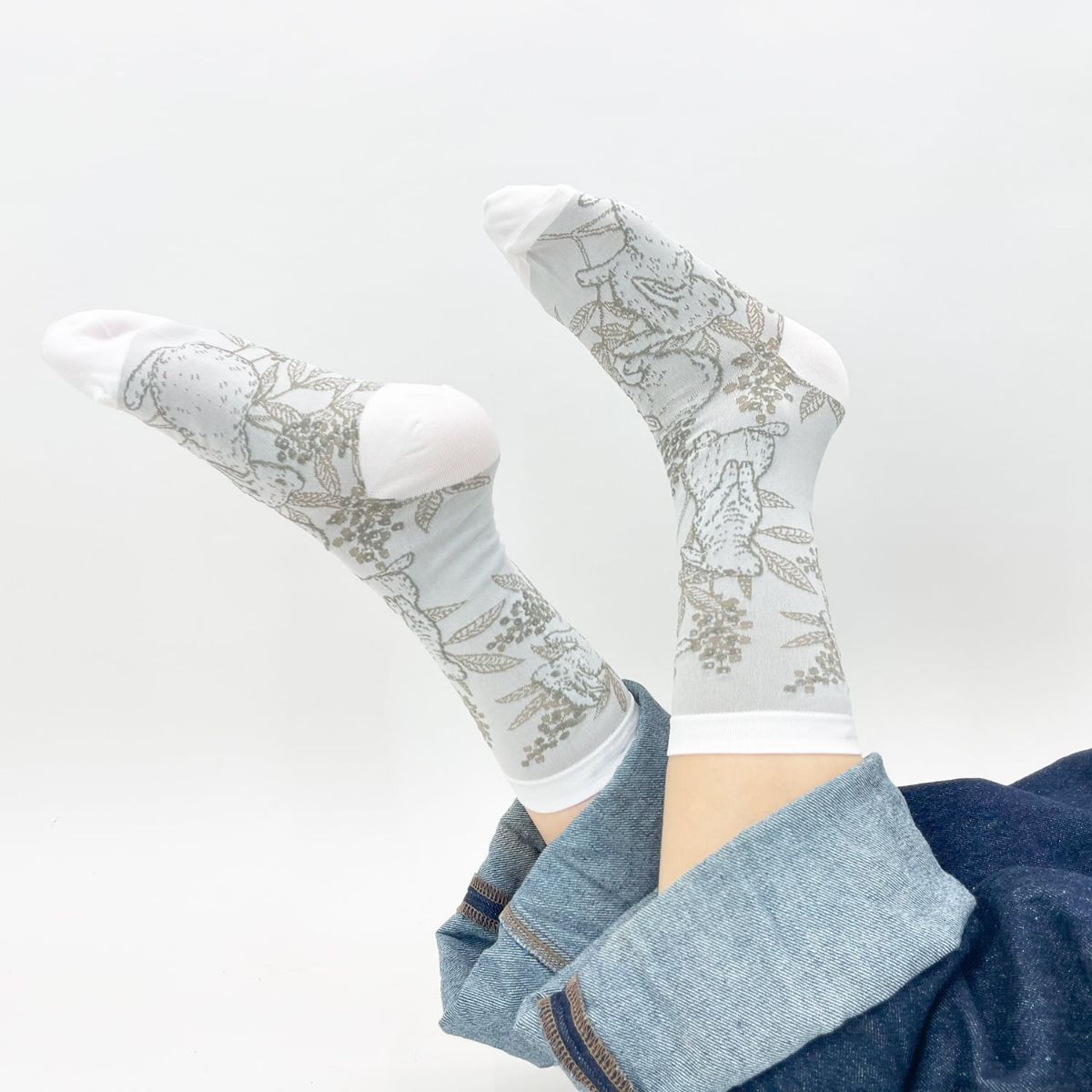 【Tomoaki Murayama / 村山大明×bpbp】SOCKS RABBIT ウサギ ソックス