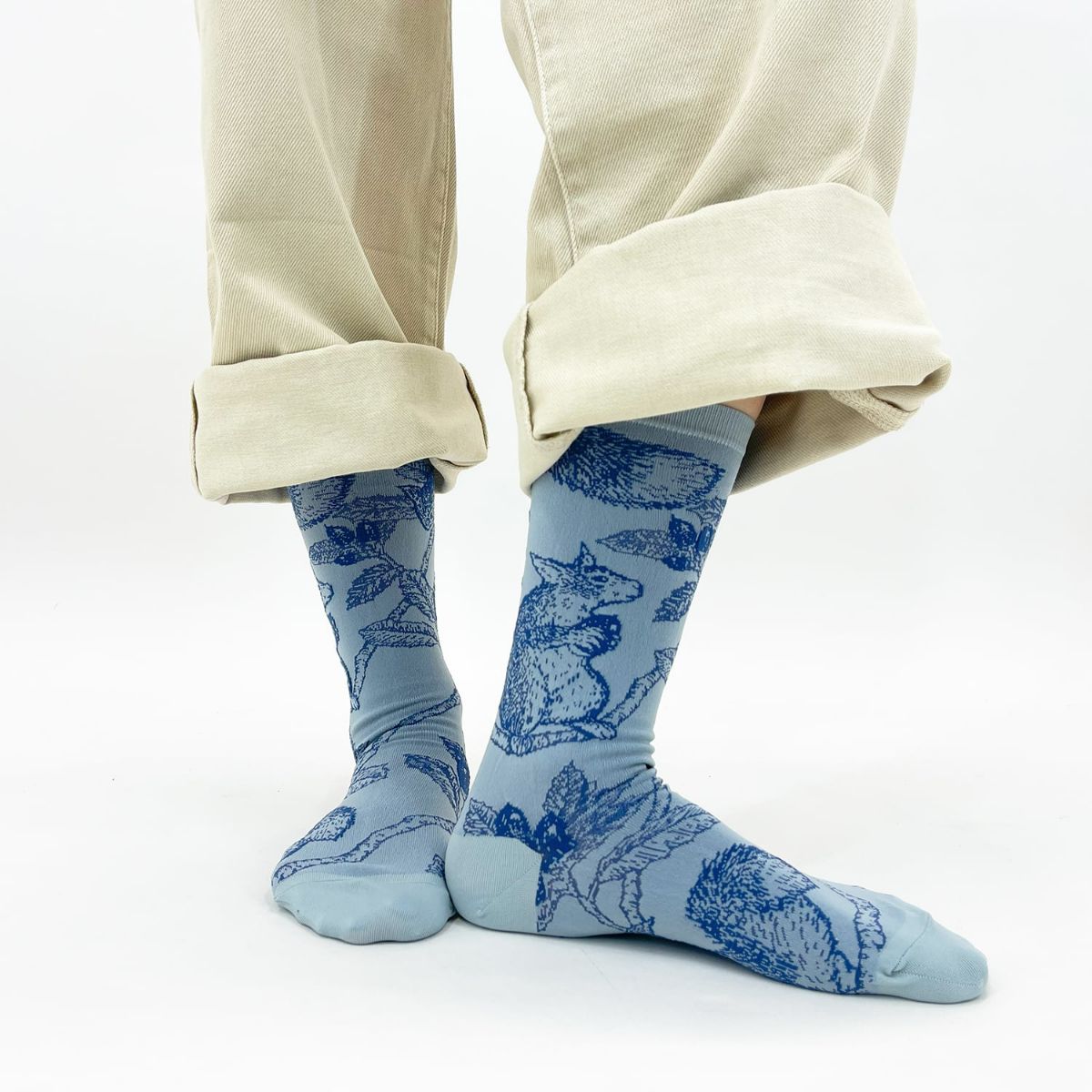【Tomoaki Murayama / 村山大明×bpbp】SOCKS SQUIRREL リス ソックス