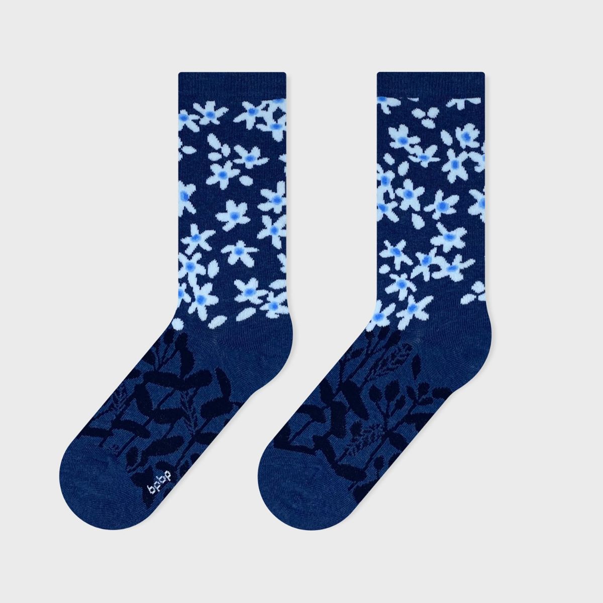 【YURI HIMURO / 氷室友里×bpbp】SOCKS TWEEDIA NAVY ツィーディア ソックス ネイビー