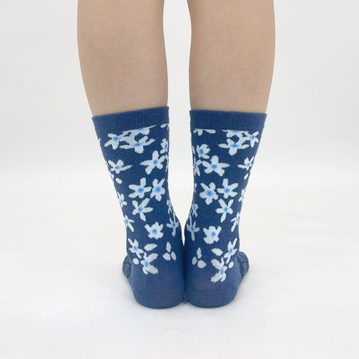 【YURI HIMURO / 氷室友里×bpbp】SOCKS TWEEDIA NAVY ツィーディア ソックス ネイビー