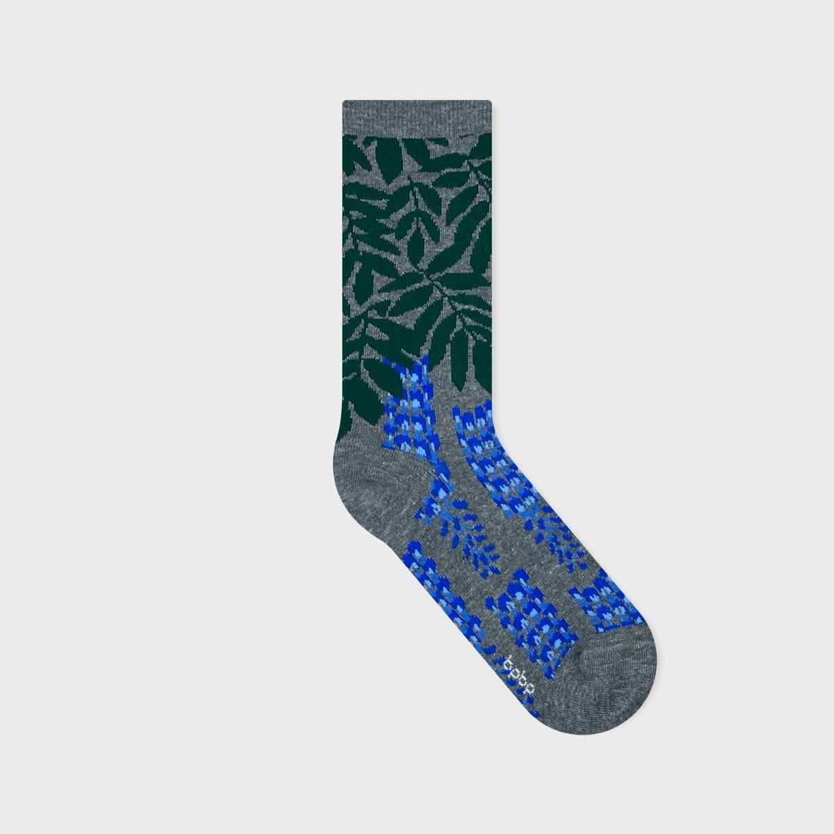 【YURI HIMURO / 氷室友里×bpbp】SOCKS WISTERIA GREY フジ ソックス グレー