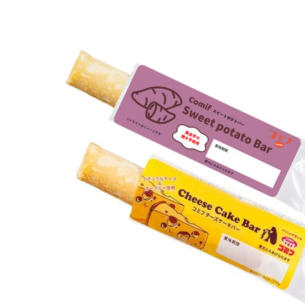 【comif コミフ 】チーズケーキバー スイートポテトバー スティックおやつ ドッグフード