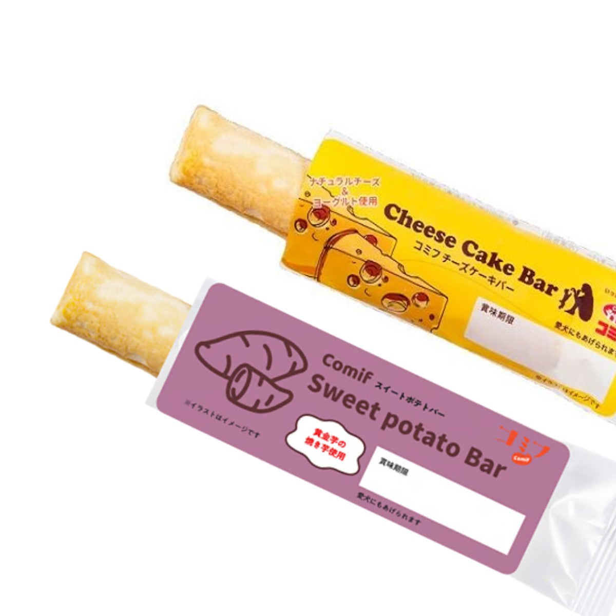 【comif コミフ 】チーズケーキバー スイートポテトバー スティックおやつ ドッグフード