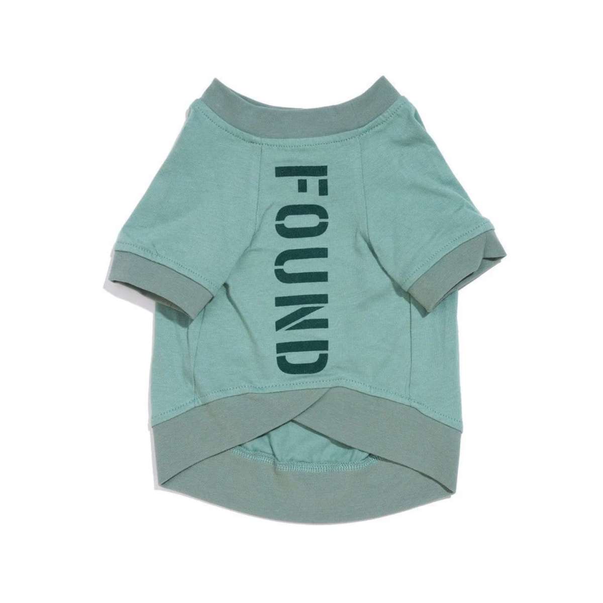 【FOUND MY ANIMAL ファウンドマイアニマル】ビックフルハートTシャツ SAGE + EVERGREEN セージ＋エバーグリーン XS S M L XL XXL サイズ