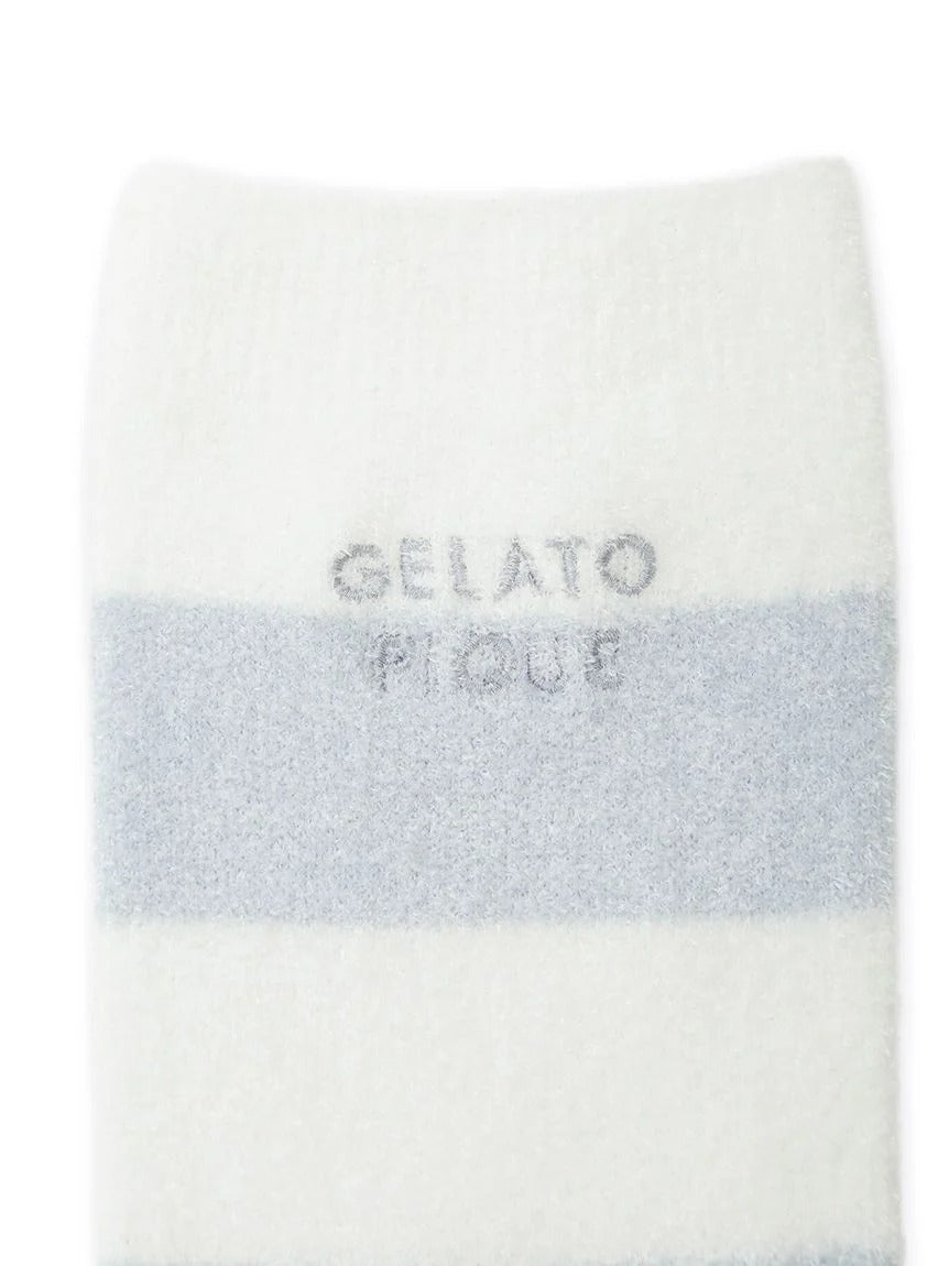 ジェラート ピケ gelato pique 接触冷感 スムーズィーliteクール2ボーダーソックス